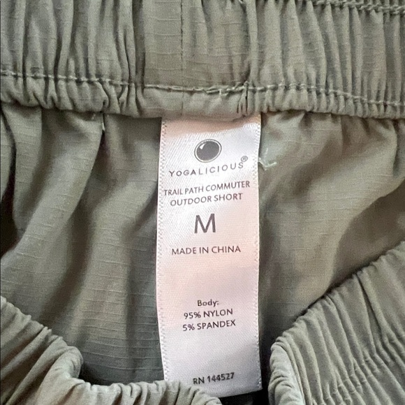 Yogalicious Women's Athletic Shorts in Sage - Picture 2 of 4